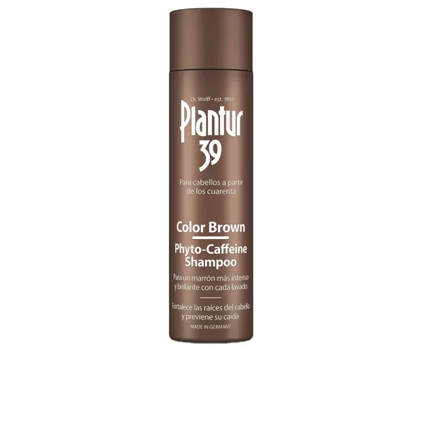 PLANTUR 39 PHYTO-CAFFEINE COLOR BROWN anti-hair loss shampoo for brown hair 250 ml - NVA6709066