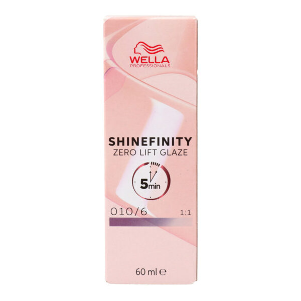 Μόνιμη Βαφή Wella Shinefinity Color nº 010/6 60 ml - S4261535