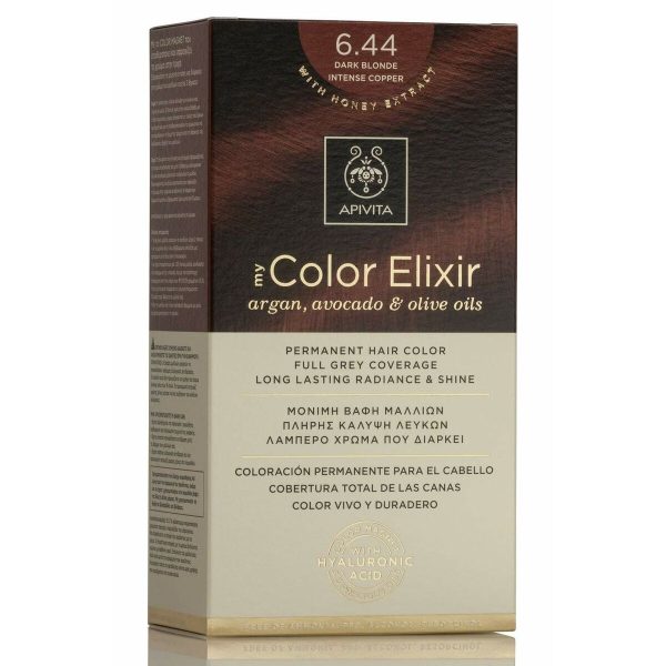 APIVITA MY COLOR ELIXIR permanent coloring #6.44 1 u - NVA9077273