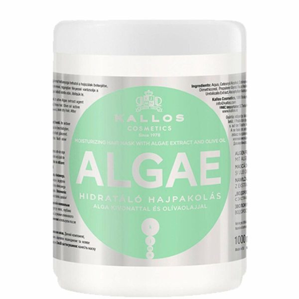 Μάσκα Mαλλιών Kallos Cosmetics Algae Ενυδατική 1 L - S8303307