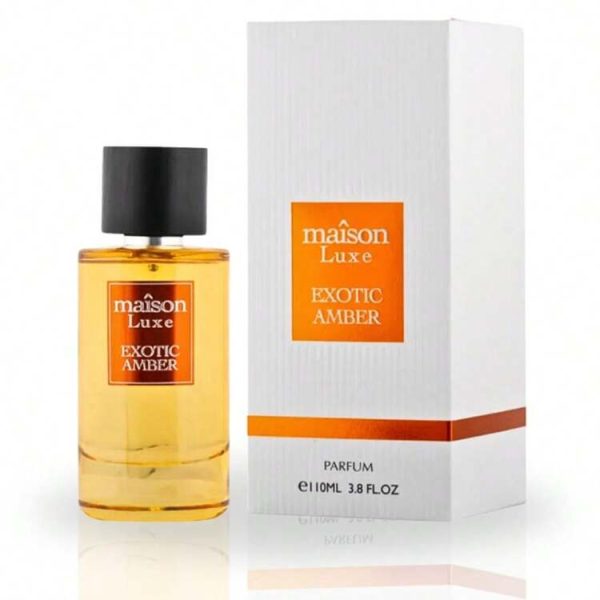 Hamidi Maîson Luxe Exotic Amber U Parfum 110 ml /2024 silicone composition, alcohol free - LB1022256