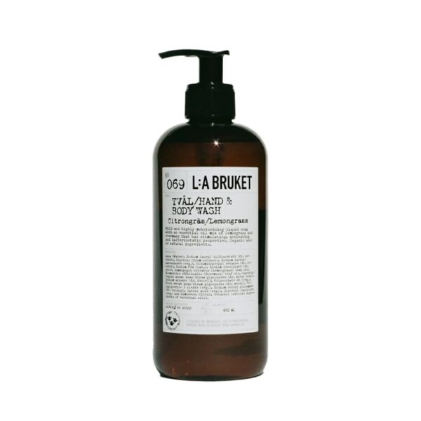 L:A Bruket Body WashNo.069 Lemongrass 240 ml - PARC-LB-008-01