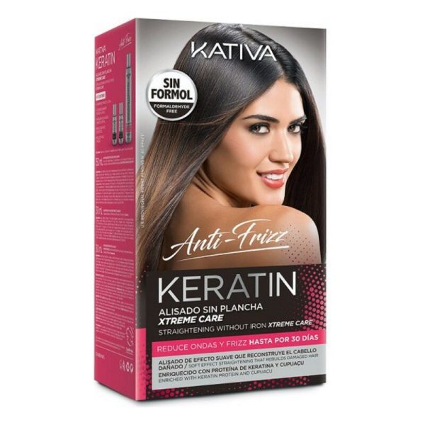 KATIVA KERATIN ANTI-FRIZZ alisado sin plancha xtrem care 30 días - S0571565