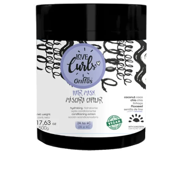 GRIFFUS LOVE CURLS hair mask 2a-4c 500 gr - NVA0660427