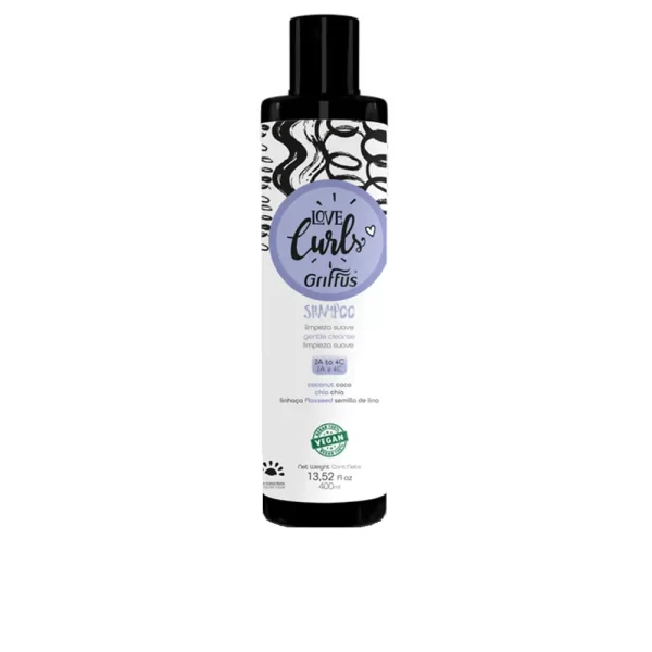 GRIFFUS LOVE CURLS gentle cleansing shampoo 2a-4c 400 ml - NVA0660526