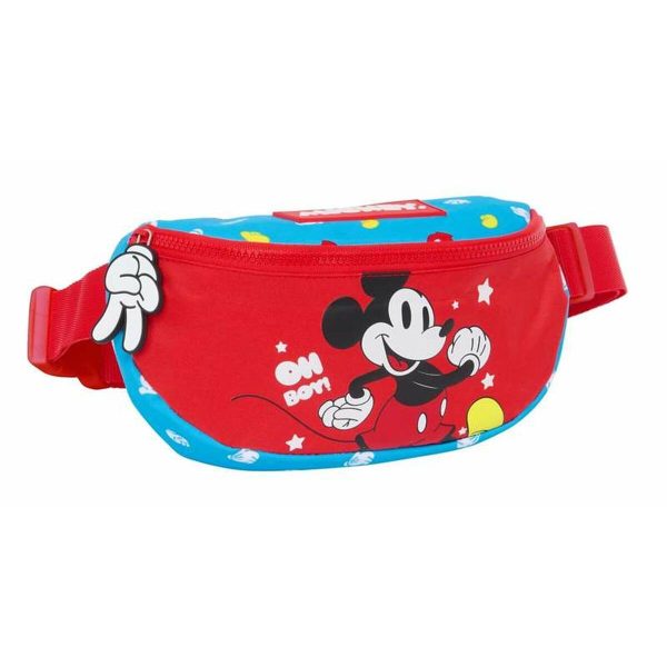 Τσάντα Mέσης Mickey Mouse Clubhouse Fantastic Μπλε Κόκκινο 23 x 14 x 9 cm - S4309562