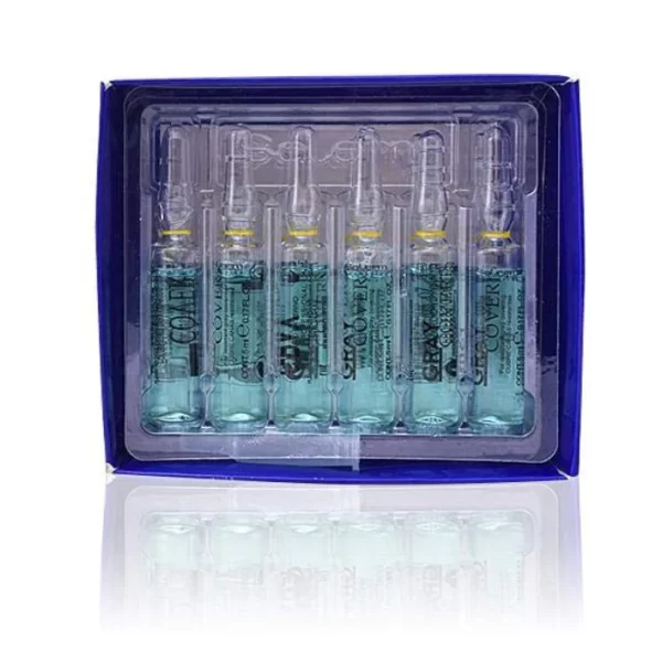 Salerm Hair Lab Gray Cover Treatment Amples 12 Vials 12 x 5 ml - NVA2066761