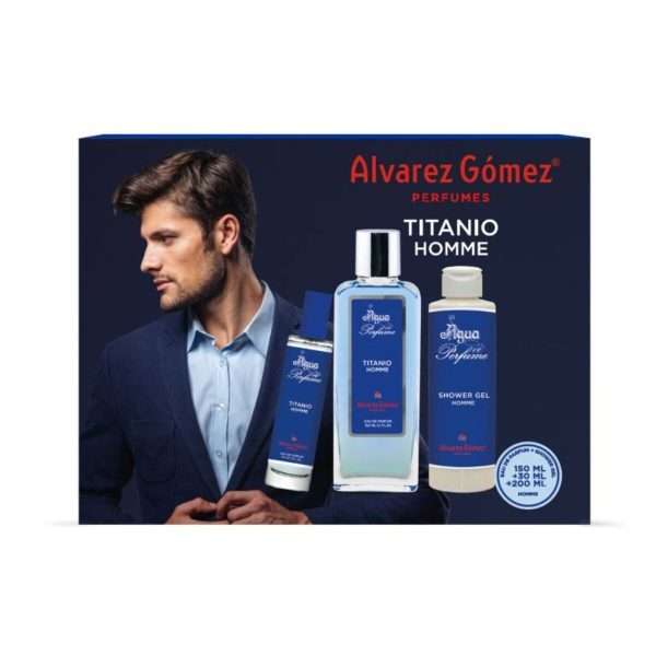 Σετ Ανδρικό Άρωμα Alvarez Gomez Titanio Homme 3 Τεμάχια - S4516172