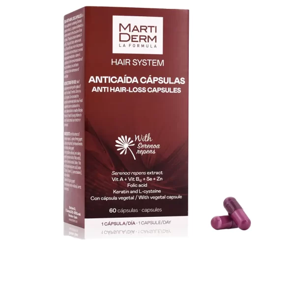 MARTIDERM HAIR SYSTEM anti-hair loss capsules 60 units - NVA0435181