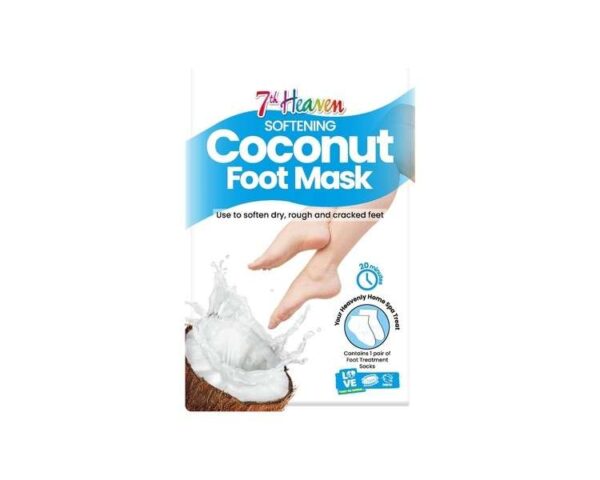 7TH HEAVEN COCONUT foot mask 1 unit - NVA0061389