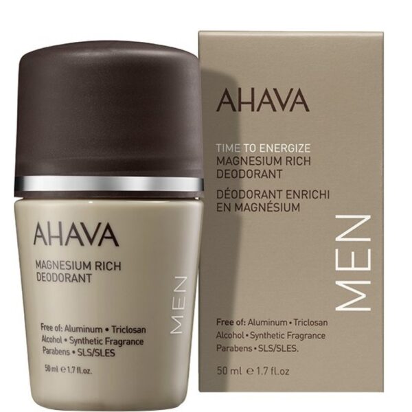 Ahava Men Roll-On Magnesium Rich Deodorant 50 ml - PARC-AK-120-50