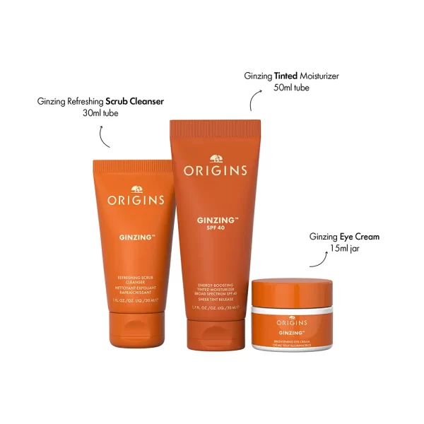 ORIGINS GINZING MOISTURIZER WITH ENERGIZING COLOR SPF40 CASE 3 pcs - NVA4276451