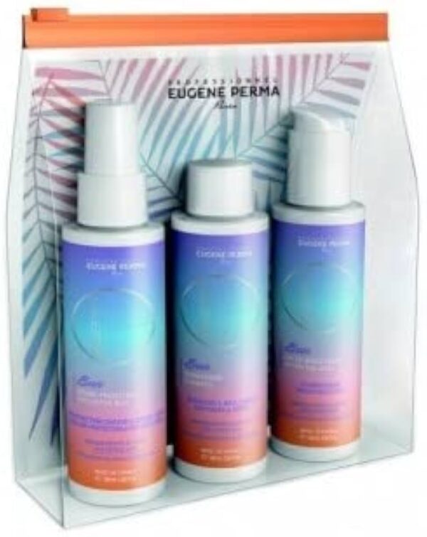 Eugene Perma Essentiel Sun Travel Set 3x100ml - Protective Spray/After-Sun Shampoo/After-Sun Gel set x 300 ml - PARS-EP-137-01