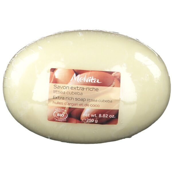 Melvita Extra Rich Soap With Argan Oil & Coconut 250 g - PARC-MT-027-B4