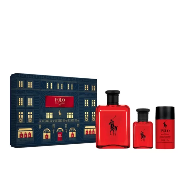 RALPH LAUREN RED POLO CASE 3 pcs - NVA2968586