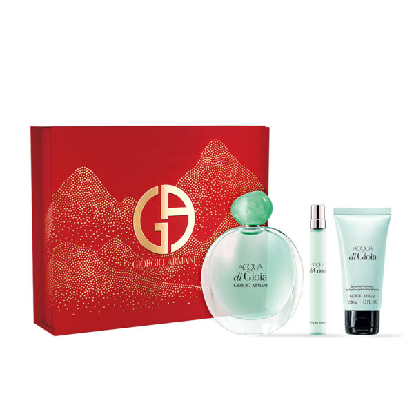 Armani Acqua Di Gioia Giftset Edp Spray 100ml/Edp Spray 10ml/Body Lotion 50ml set x 160 ml - PARP-3K-040-28