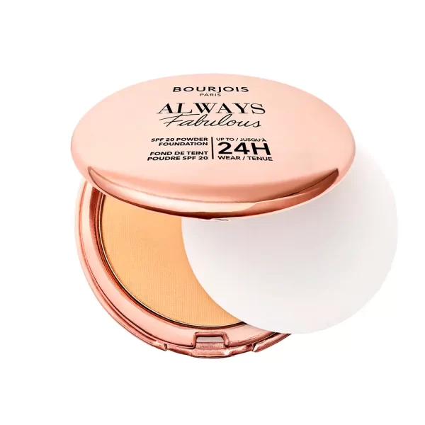 BOURJOIS ALWAYS FABULOUS powder makeup base SPF20 #410-Golden Beige 7 gr - PARC-BJ-154-02