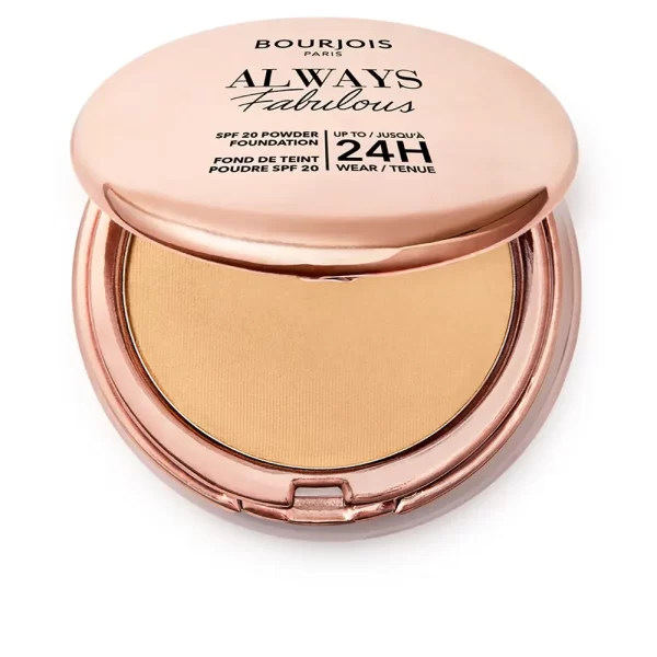 BOURJOIS ALWAYS FABULOUS powder makeup base SPF20 #410-Golden Beige 7 gr - PARC-BJ-154-02