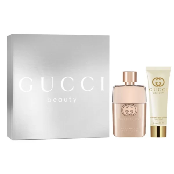 Gucci Guilty Pour Femme Giftset Edt Spray 50ml/Body Lotion 50ml set x 100 ml - PARP-3P-040-27