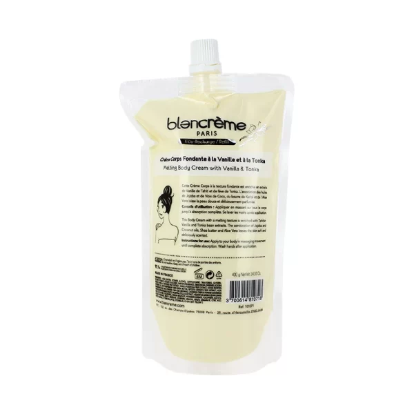 Blancreme Melting Body Cream Vanilla & Tonka Cream 400 g - PARC-3C-004-17