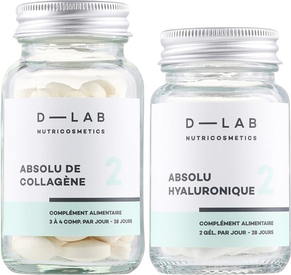 D-Lab Pure Nutrition Duo - 2,5 Month Hyluronic 70 Caps/Collagen 210 Caps - PARC-D9-061-01