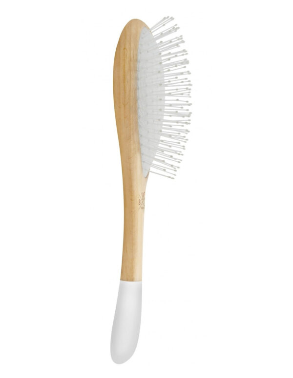 Bachca Paris Baby Wooden Hair Brush Nylon Bristles 1 piece - PARS-BC-009-02