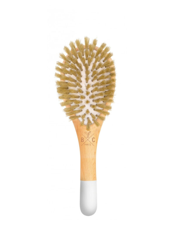 Bachca Paris Baby Wooden Hair Brush Boar Bristles 1 piece - PARS-BC-009-01