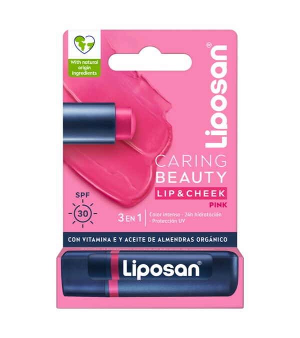 LIPOSAN LIPOSAN CARING BEAUTY 3 in 1 #pink 4.8 gr - NVA0093499