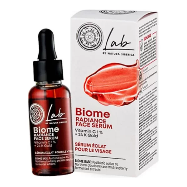 Natura Siberica Lab Biome Radiance Face Serum Vitamione C 1% + 24 K Gold 30 ml - PARC-NG-184-30