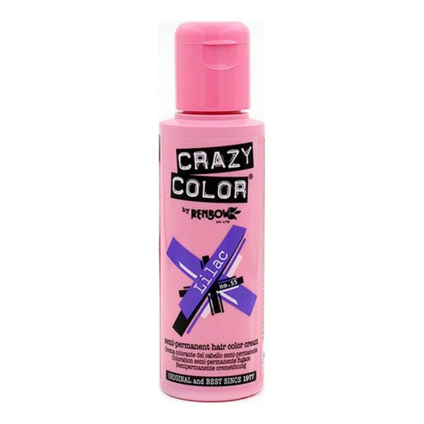 Μόνιμη Βαφή Lilac Crazy Color Nº 55 (100 ml) - S4245752