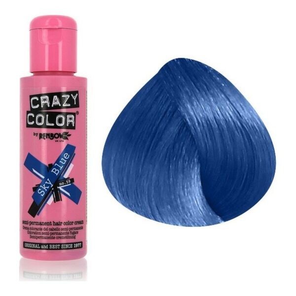 Μόνιμη Βαφή Sky Blue Crazy Color Nº 59 (100 ml) - S4255680