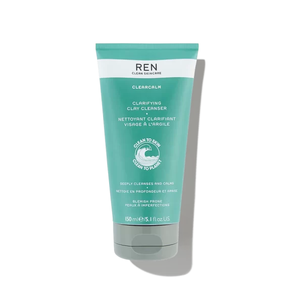 REN Clearcalm 3 Clarifying Clay Cleanser 150 ml - PARC-RX-020-02