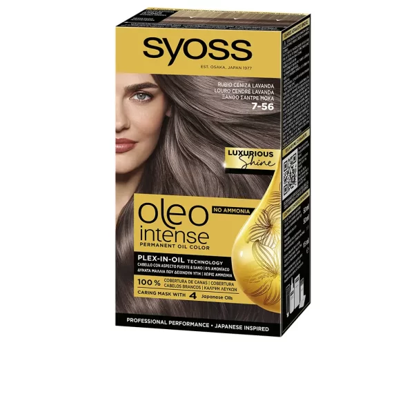 SYOSS OLEO INTENSE ammonia-free dye #7-56-lavender ash blonde 5 units - NVA3755962