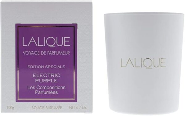 Lalique Scented Candle Electric Purple 190 g - PARK-QJ-001-02