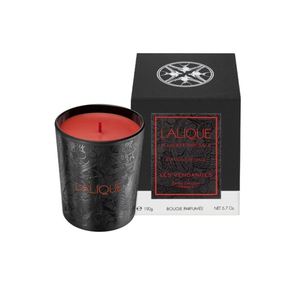 Lalique Scented Candle Les Vendages - Saint Emilion - France - Special Edition 190 g - PARK-QJ-001-14