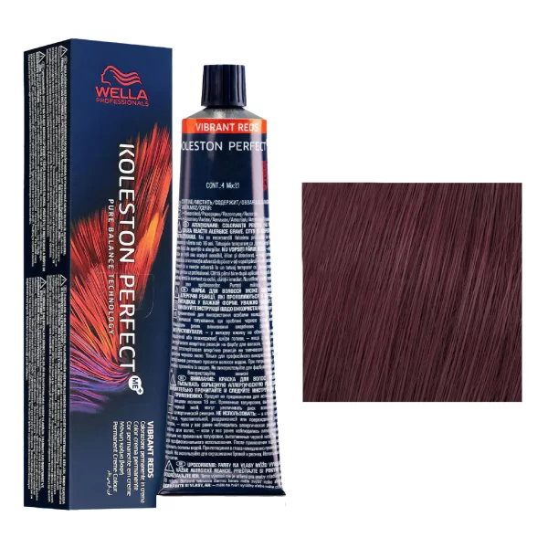 Wella Koleston Perfect Me+ - Vibrant Reds 44/65 Medium Brown Intensive Violet Mahogany 60 ml - PARS-WE-104-20