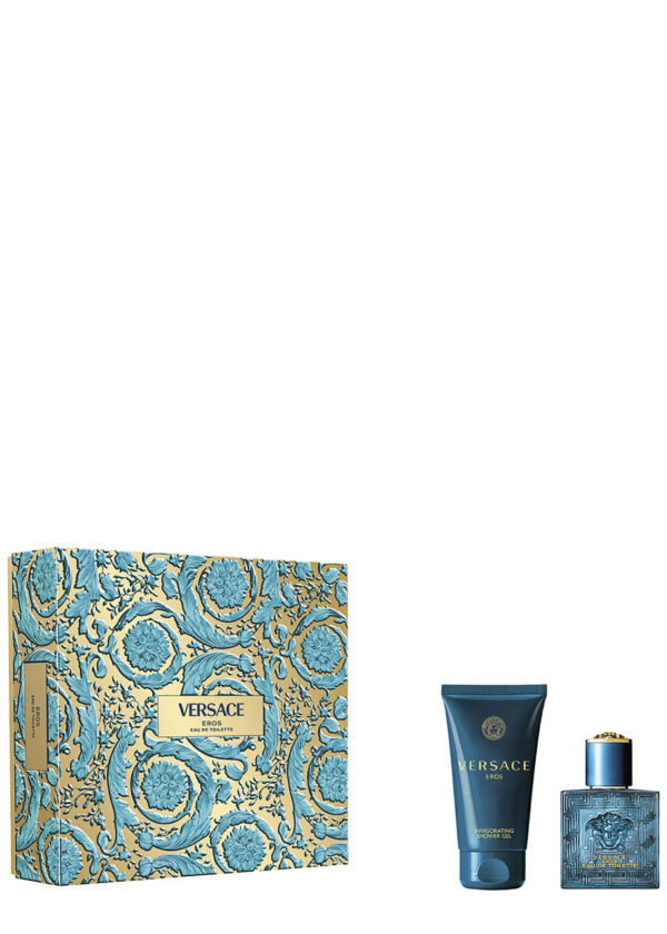 Versace Eros Pour Homme Giftset Edt Spray 30ml/Shower Gel 50ml set x 80 ml - PARQ-KM-040-47