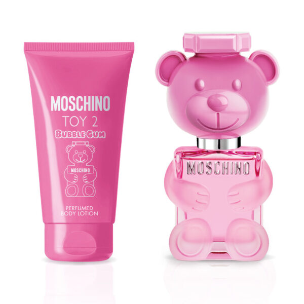 Moschino Toy 2 Bubble Gum Giftset Edt Spray 30ml/Body Lotion 50ml set x 80 ml - PARN-9E-040-14