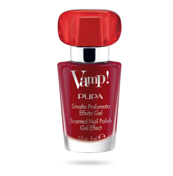 Pupa Vamp! Scented Nail Polish #204 Passionate Red 9 ml - PARC-PM-161-14