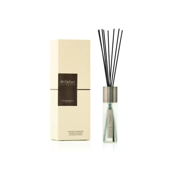 Millefiori Milano Selected Stick Diffuser Refill Smoked Bamboo 100 ml - PARB-12-097-00