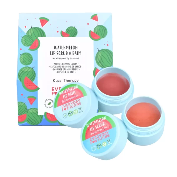 Everyday For Future Kiss Therapy Duo Set Lip Balm 9,5gr/Lip Scrub 9,5gr - Coffee set x 19 ml - PARC-EU-016-03