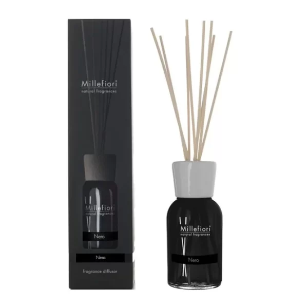 Millefiori Milano Stick Diffuser Nero 250 ml - PARL-NS-001-05