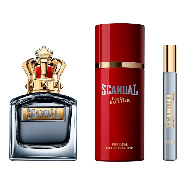 JEAN PAUL GAULTIER SCANDAL POUR HOMME CASE 3 pcs - NVA5098960