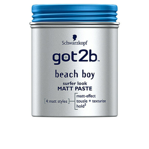 SCHWARZKOPF MASS MARKET GOT2B BEACH BOY matt paste sufer look 100 ml - S4259053