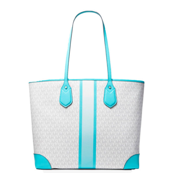 Γυναικεία Τσάντα Michael Kors 30S2SV0T3V-OCEAN-BLUE-MULTI 35 x 30 x 17 cm Γκρι - S0372079