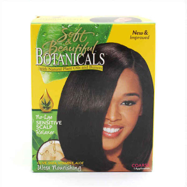 Θεραπεία Mαλλιών Ισιώματος Shine Inline Soft & Beautiful Botanicals Relaxer Kit Coarse - S4254169