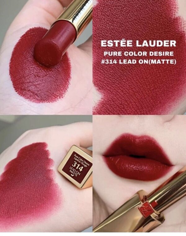 ESTÉE LAUDER PURE COLOR desire mate lipstick #314-lead on - PARC-EL-C52-04