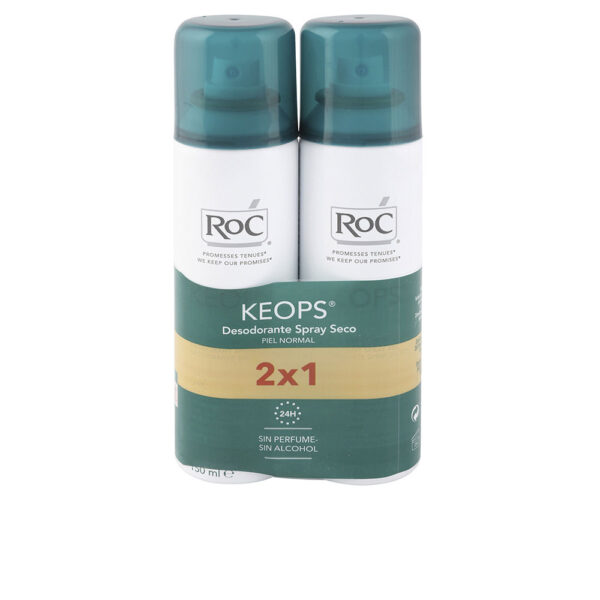 ROC KEOPS deodorant SPRAY SECO set 2 pcs - NVA0230194