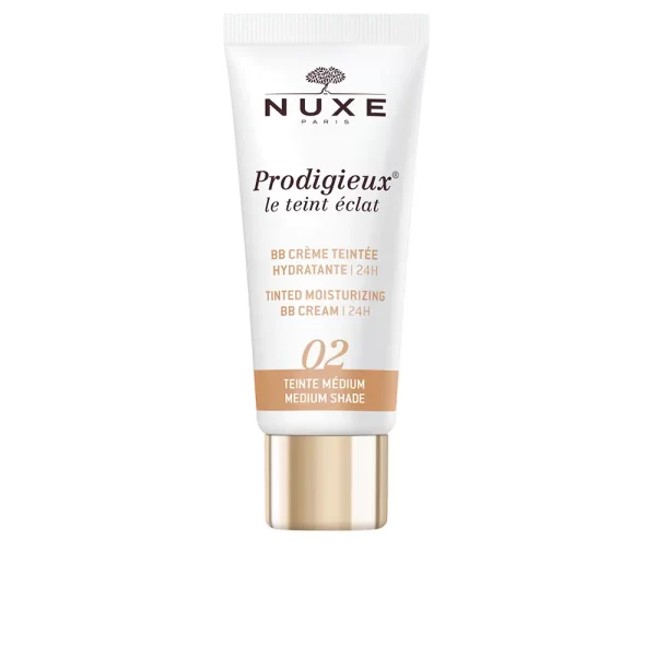 NUXE PRODIGIEUX BB CREAM moisturizing with color #Medium 30 ml - PARB-10-341-00