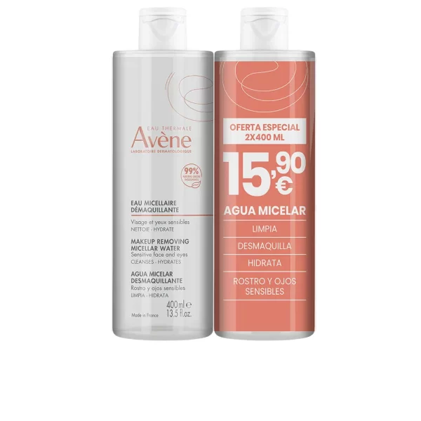 AVÈNE Micellar makeup remover water pack 2 x 400 ml - NVA9423236